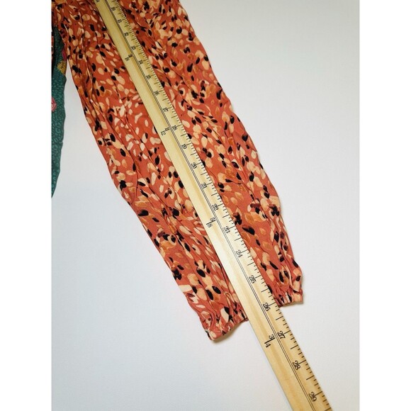 Never‎ Fully Dressed Colorful Cheetah Long Sleeve Midi Modest Dress US 6 - Picture 16 of 16